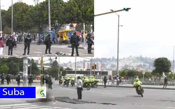 Atención: alteración de orden público en Suba