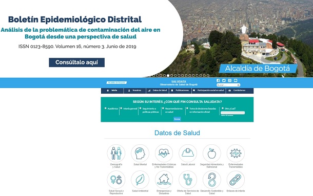 SaluData: un año en servicio y más de 181.000 consultas de los indicadores de salud de Bogotá