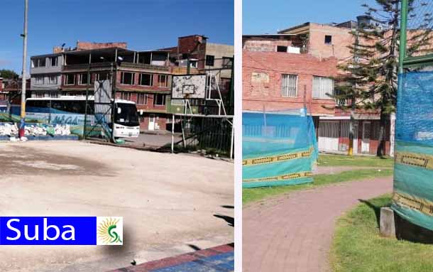 Piden al Alcalde de Suba y consorcio constructor, que entreguen a tiempo obras del parque de Corinto