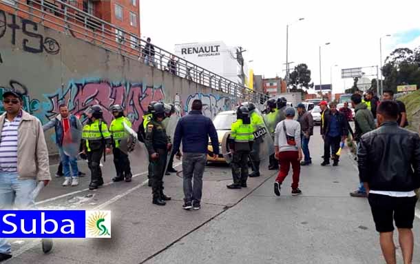 Comite de paro de Suba recoge ayudas para indígenas del Cauca que apoyan marchas y movilizaciones en Bogotá