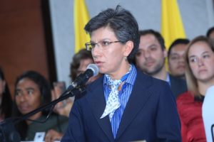 Alcaldesa de Bogotà, Claudia Lòpez 