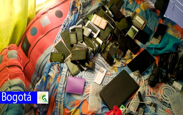 Golpe contra la venta de celulares hurtados en Bogotá