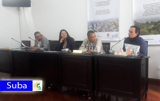 A esta hora la Junta Administradora Local de Suba sesiona sobre temas sociales de la localidad