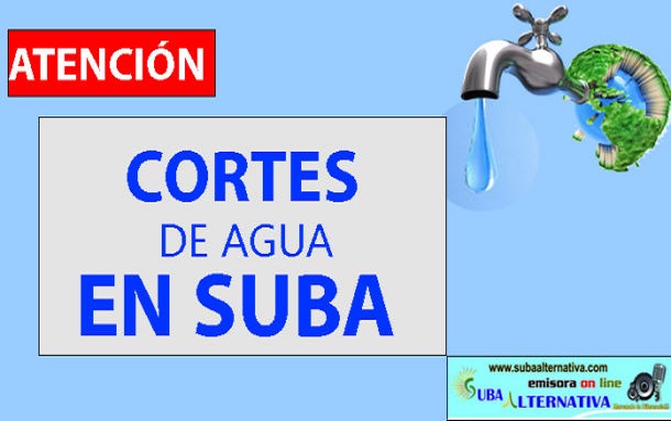 Más de 5 barrios en Suba sin agua este miércoles 5 de febrero