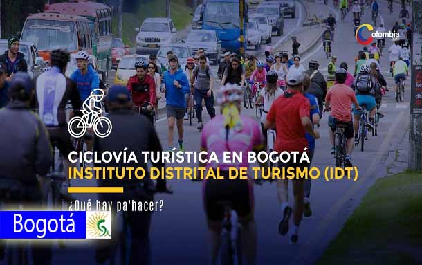 IDT: Ciclovía Turística para pedalear y conocer la historia de Bogotá