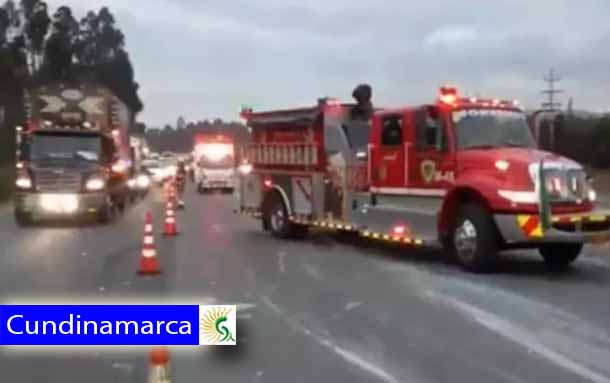 Atención 6 heridos en grave accidente en vía Cajicá-Sopó