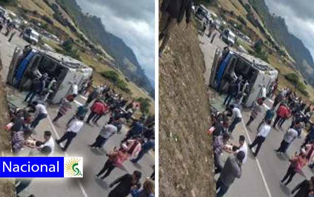 Grave accidente a esta hora en la vía Tunja – Bogotá