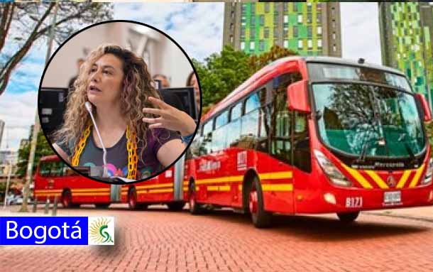 Un cambio de color no arregla el sistema TransMilenio; Lucía Bastidas concejal de Bogotá