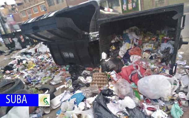 Habitantes de La Gaitana denuncian mal uso de los contenedores de basura