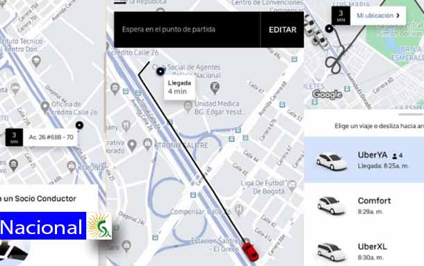 Regresa Uber a Colombia, la aplicación ya está operando