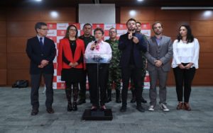 La alcaldesa de Bogotá Claudia Nayibe López anuncia plan candado en Bogotá por amenazas del ejército de liberación nacional ELN
