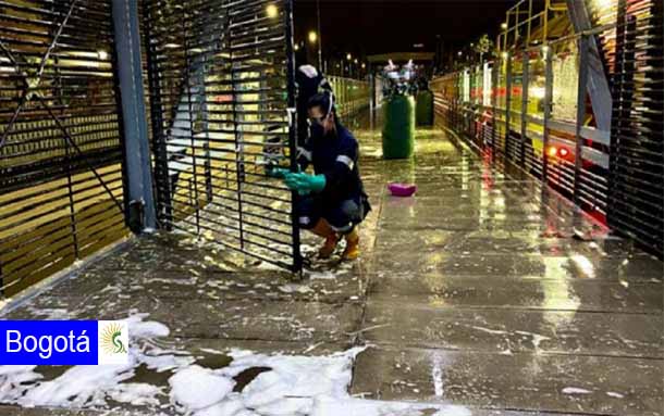 Estas son las estaciones de TransMilenio que serán desinfectadas el 16 de abril