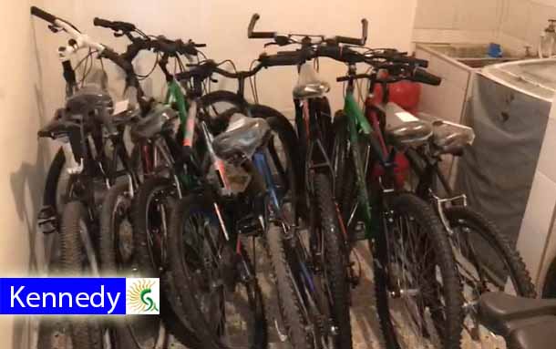 Policía dejó al descubierto una vivienda donde ocultaban bicicletas que habían sido hurtadas en Kennedy