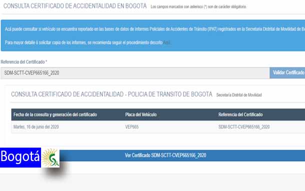 El certificado de registro en Informes Policiales de Accidentes de Tránsito (IPATS) ya se pueden descargar de forma electrónica