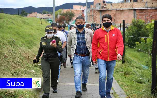 Bilbao, Santa Rita, Berlín y Villa Cindy en la agenda ambiental del alcalde de Suba, Julián Moreno