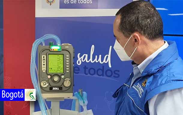 Bogotá recibe ventiladores del Gobierno Nacional para la atención del COVID-19