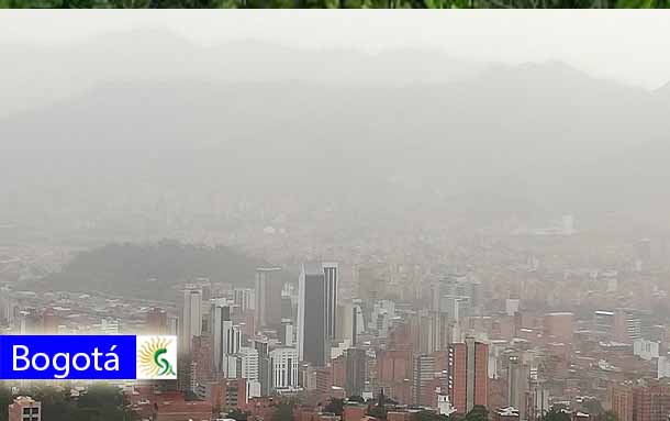 Impacto leve de material particulado proveniente del desierto del Sahara se mantiene en Bogotá