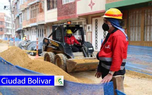 Alcalde local de Ciudad Bolívar, Ricardo Rodríguez Cárdenas reactiva obras viales este 16 de junio