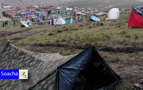 Por lo menos 200 familias invadieron un lote en Ciudadela Sucre Soacha