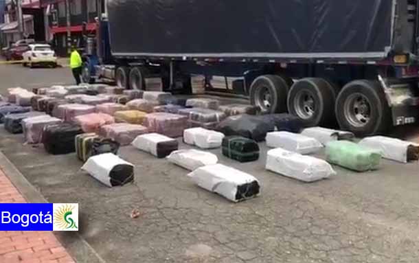 Policía de Bogotá descubrió cargamento con dos toneladas de marihuana en Bosa
