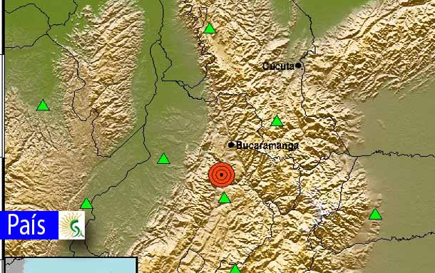 Fuerte sismo de 5,5 sacudió a Colombia