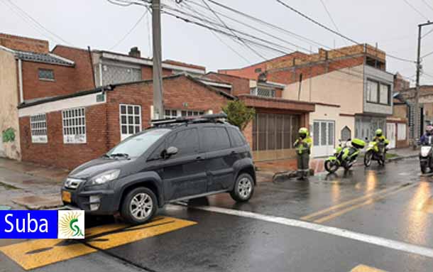 En Suba ya son 5.597 comparendos por estacionar en lugares prohibidos