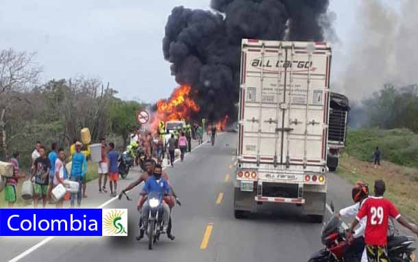 Tragedía en Tasajera: Siete muertos y al menos 50 heridos deja explosión de camión cisterna en el Magdalena