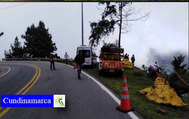 ¡Atención! Grave accidente en la vía Bogotá-Girardot, dos muertos y un herido