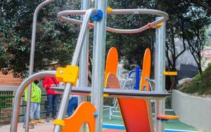 Arranca la entrega de parques en la localidad de San Cristóbal