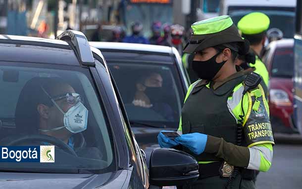 Agentes civiles de Bogotá regularán la circulación vial