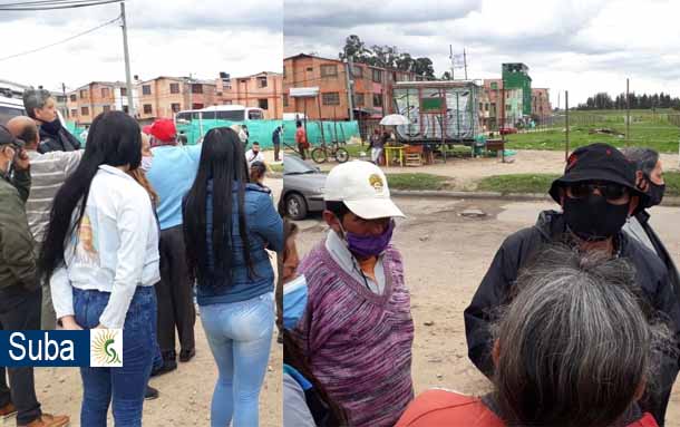 Comunidad de Caminos de Esperanza, teme invasión de áreas de reserva vial de la Avenida Suba y obras no autorizadas