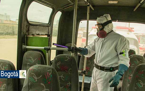 Jornada de higienización gratuita a 92 buses del SITP