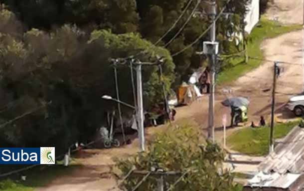 Residentes de Suba piden a las autoridades correspondientes intervención urgente para desmantelar cambuches que generan inseguridad