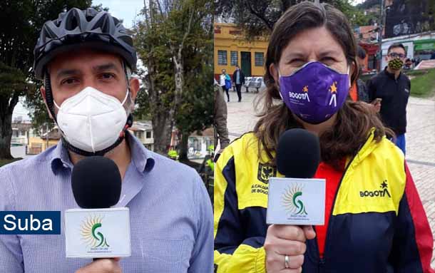 A esta hora la Secretaria de Movilidad y el IDRD realizan un homenaje a los ciclista fallecidos y lesionados en Chia como en la localidad de Suba