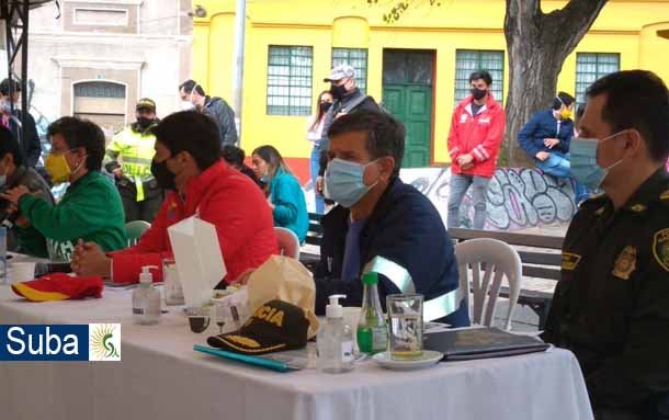 Alcaldesa de Bogota, Claudia López y alcalde local Julián Moreno encabezan primer consejo de gobierno en Suba