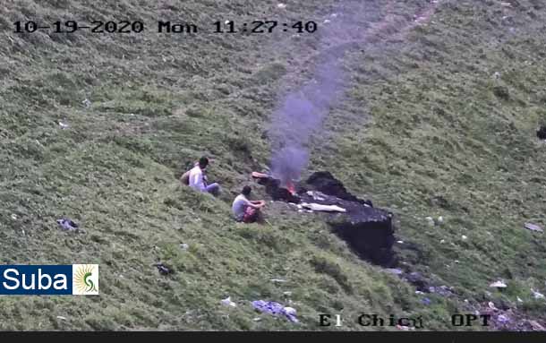 Capturan a tres personas por realizar quemas ilegales en el Río Bogotá en la localidad de Suba