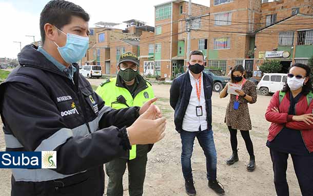 Se realizó re corrido de la confianza en el barrio Caminos de la Esperanza en la localidad de Suba
