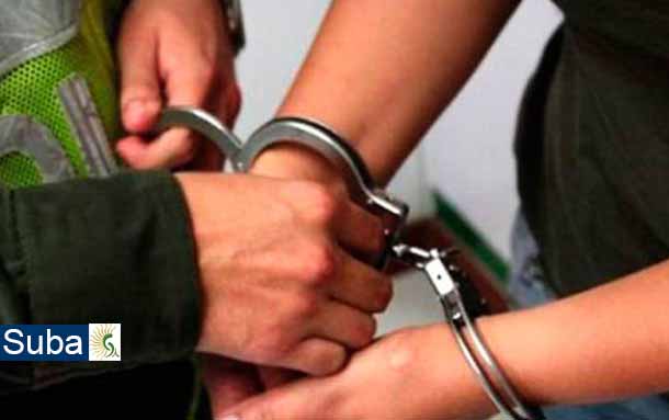 Delincuente con varios cargos en su contra sigue cometiendo delitos, esta vez en la localidad de Suba