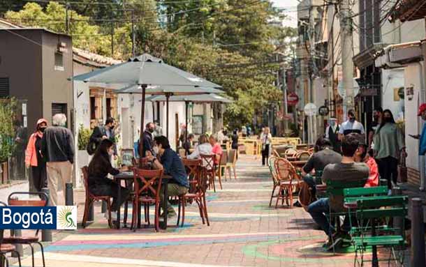 El IDU viene autorizando el uso temporal del espacio público tanto para restaurantes como para distanciamiento social