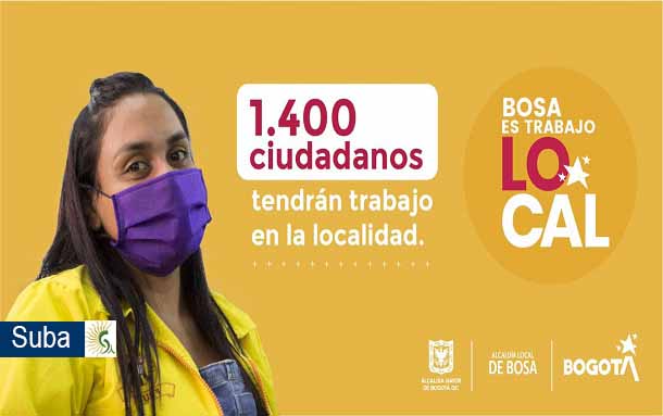 El programa trabajo local continúa ofreciendo ofertas laborales en varias localidades de Bogotá