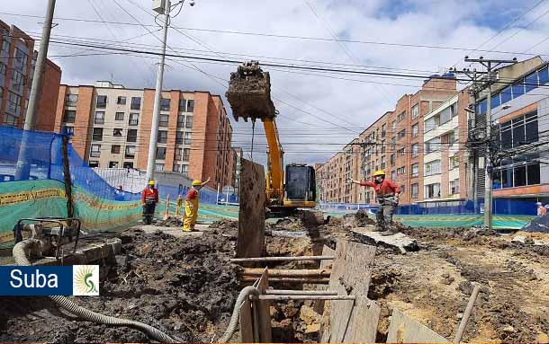 Continua el mantenimiento vial en diferentes barrios de la localidad de Suba