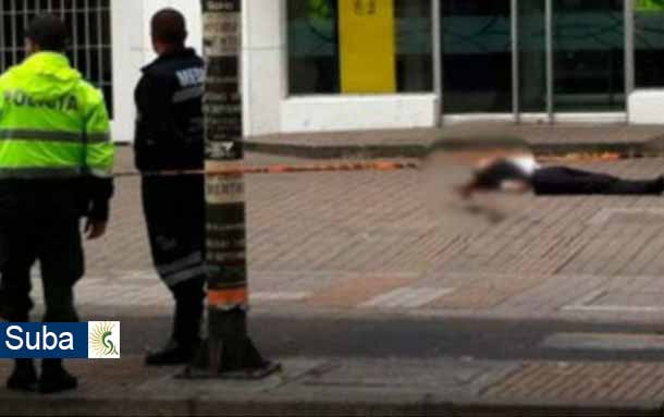 Atención: Asesinan a un ciudadano cerca a Bulevar Niza en la localidad de Suba