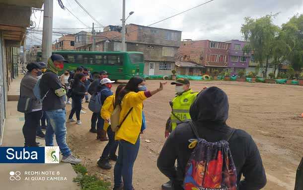 Policía de Suba acompaña a Secretaría de Ambiente en recorrido de inspección por ronda del Río Bogotá