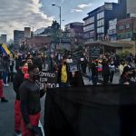Inician protestas de comerciantes en San Victorino