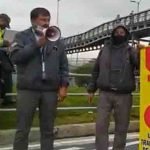 Protesta de trabajadores de Transmilenio, afectaron retrasos en el sistema