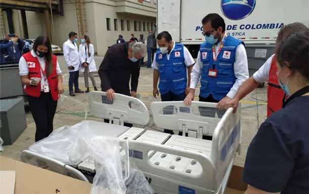 Bogotá recibe donación de equipos biomédicos para la atención de la pandemia