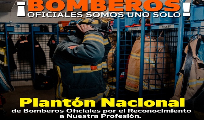 Con ‘plantón’ más de 2.000 bomberos de Colombia protestarán por mejores condiciones laborales