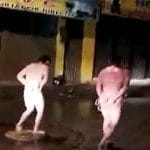 Desnudos y caminando por las calles de la Gaitana en Suba, la lección de dos sujetos que intentaron hurtar a un taxista