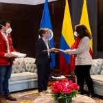 Alcaldesa de Bogotá recibe visita de la presidenta de la CIDH y su delegación