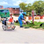 Inicia campaña de Área Limpia para que la gente no bote basura en las calle y parques en Suba